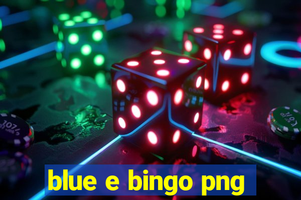 blue e bingo png